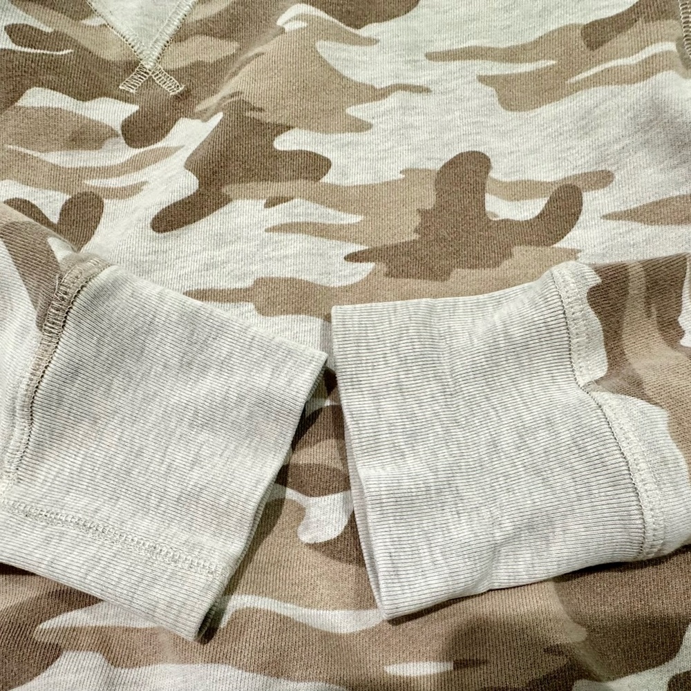 Todd Snyder NY XL Desert Camo Cotton Sweatshirt Crewneck Pullover Made In USA - Picture 7 of 9